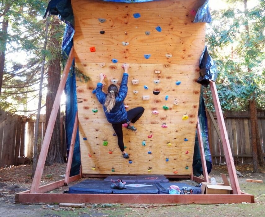 Diy climbing wall