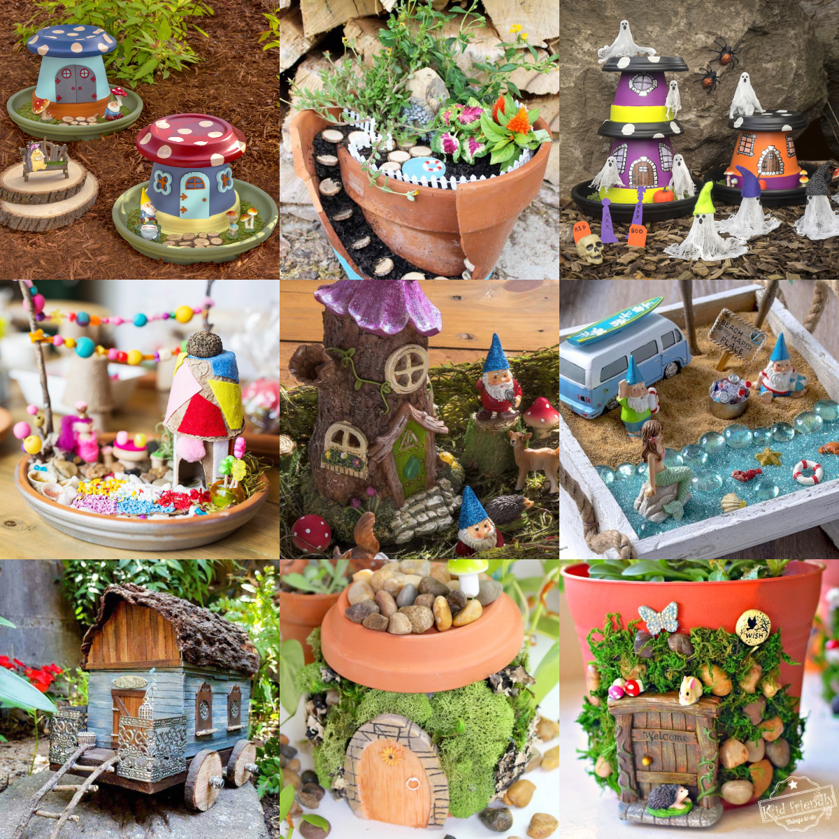 Fairy garden gardens ideas diy miniature furniture hanging penny prudent pincher designs houses crafts mini