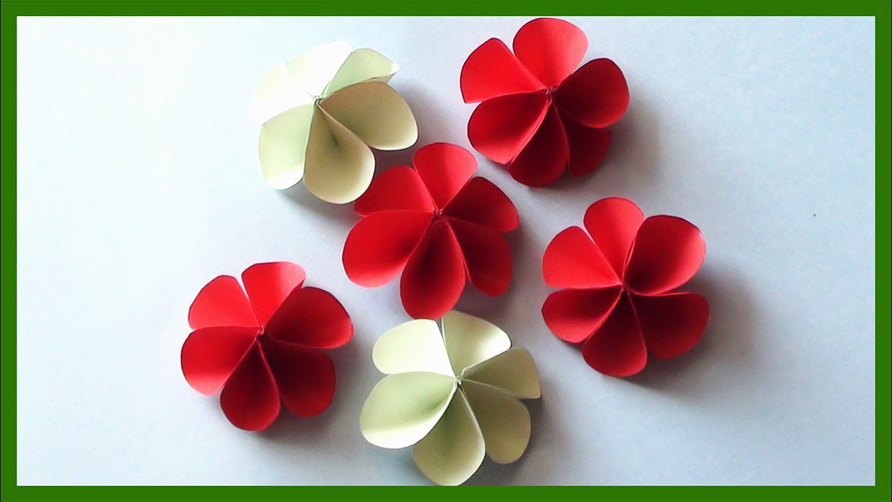 Paper flowers flower easy craft diy crafts simple ideas very