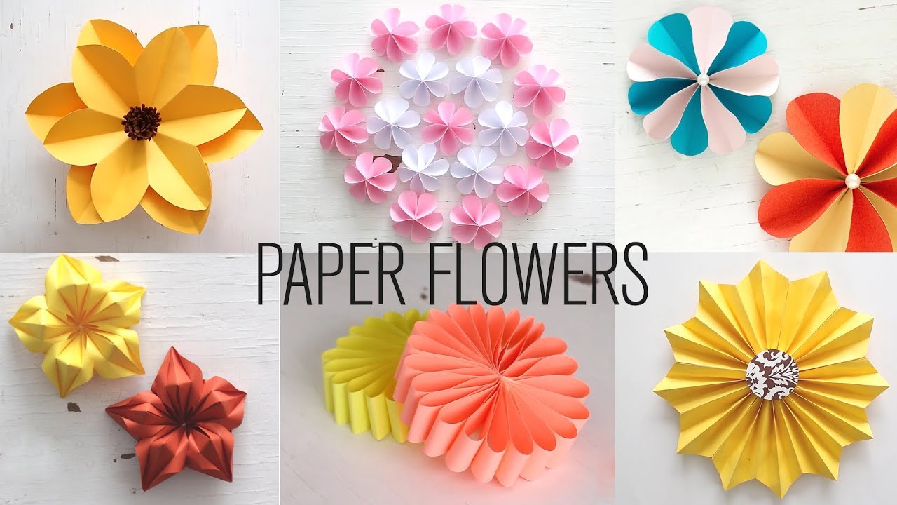 Paper flowers easy