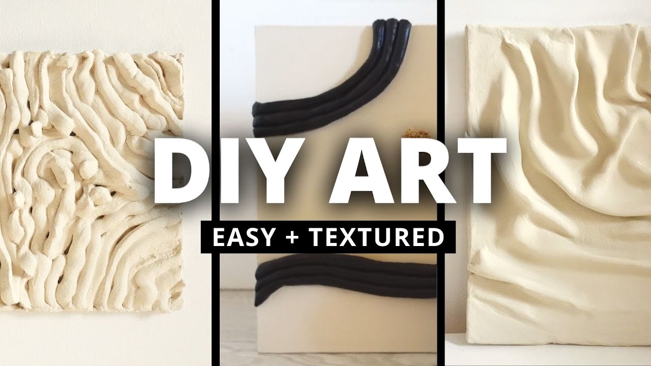 Diy textured wall art